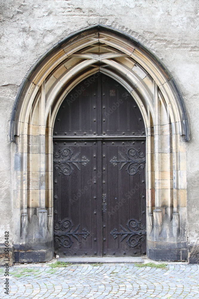 Medieval front door