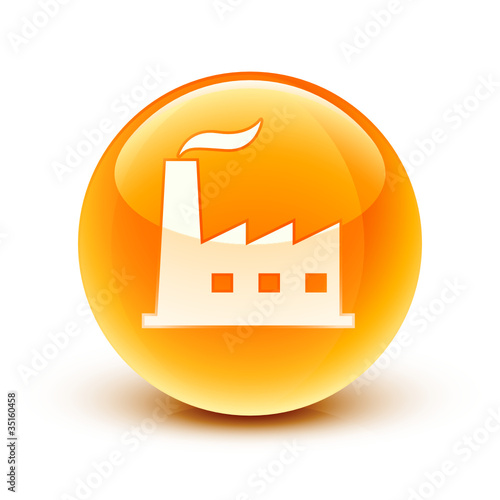 icône usine industrie / factory icon