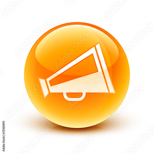 icône mégaphone porte-voix / megaphone icon
