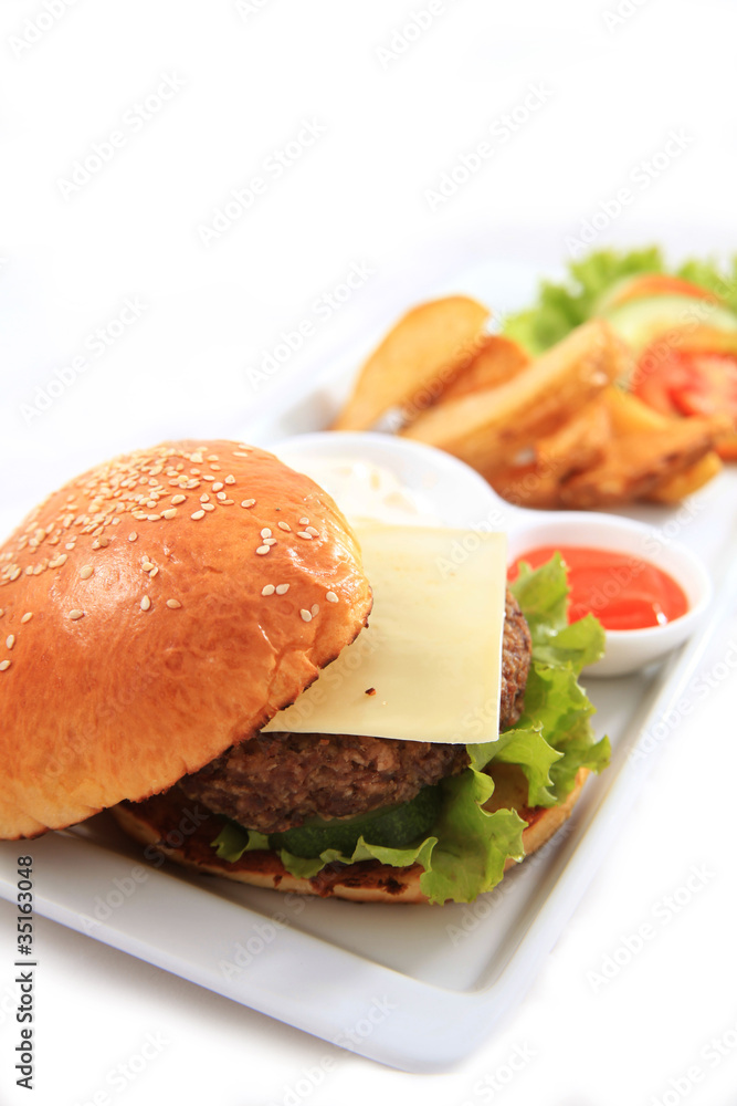 cheese ham burger cheese ham burger