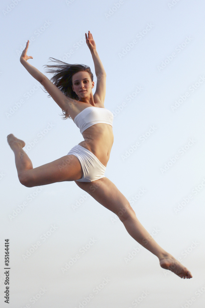 Fototapeta premium Salto Fitness
