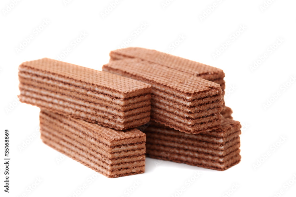 Chocolate wafers with cream filling Chocolate wafers with cream filling