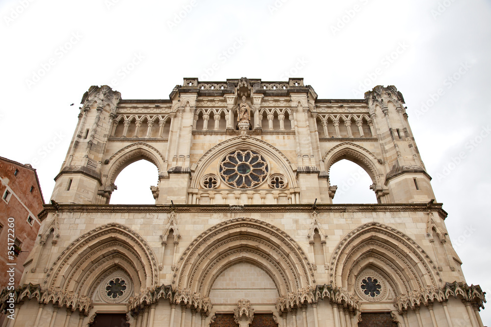 Fachada de la catedral de Cuenca