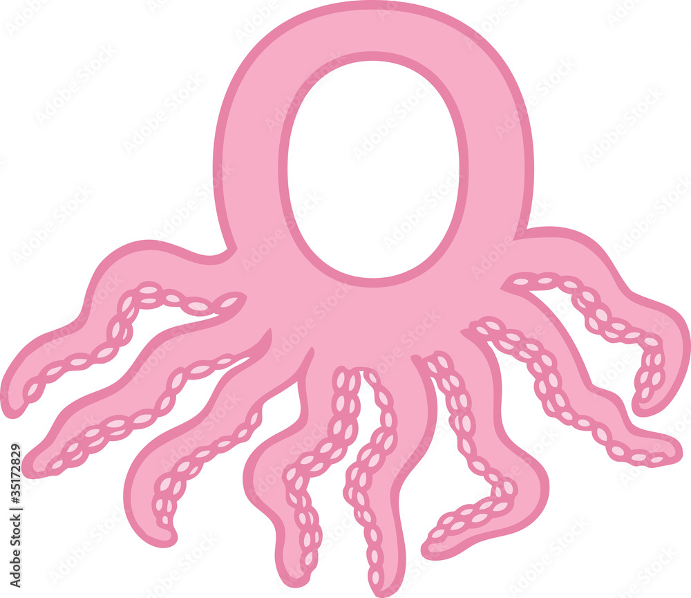 Obraz premium O for Octopus