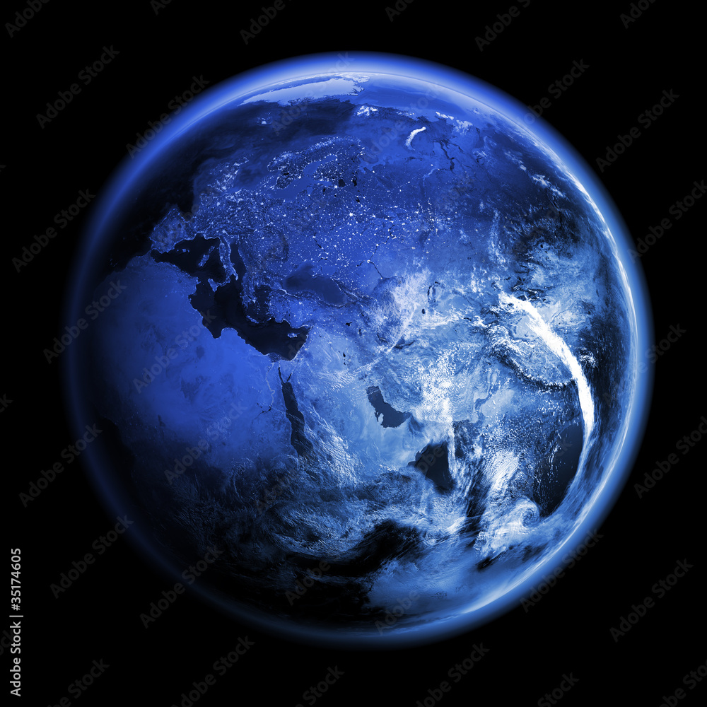 Planet Earth 3d render