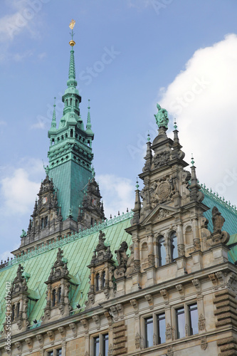 das Rathaus der Hansestadt Hamburg