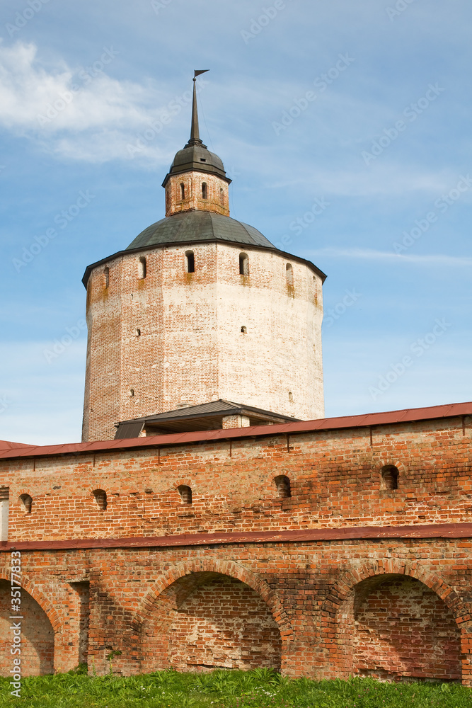 Кирилло-Белозерский монастырь. Большая Мереженная башня