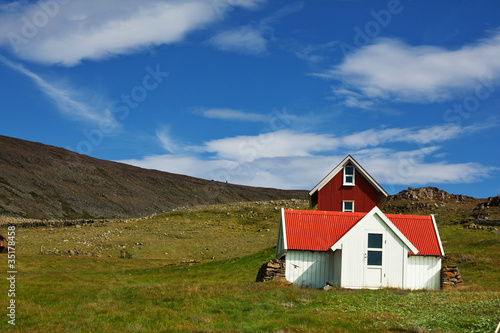 Hut in mountain