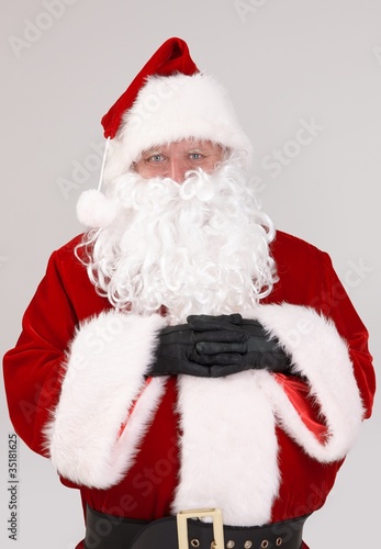 Portrait of Santa Claus looking at camera
