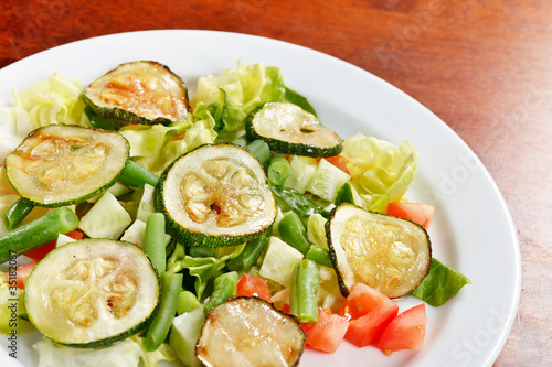 salad with zucchini