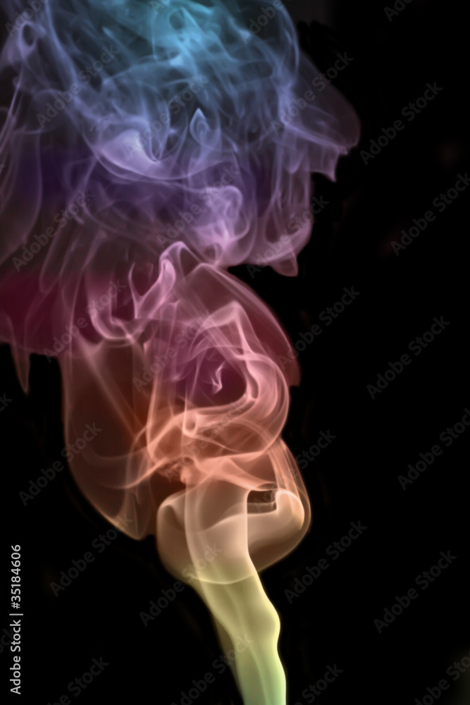 Fototapeta premium colored smoke as background