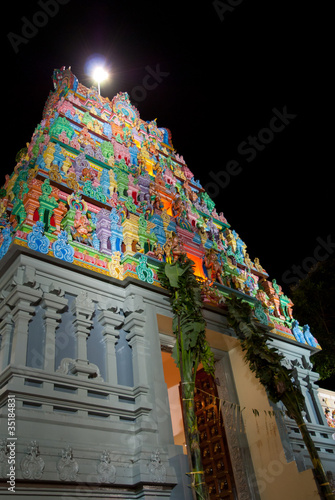 Sticker Main entrance of Indian temple