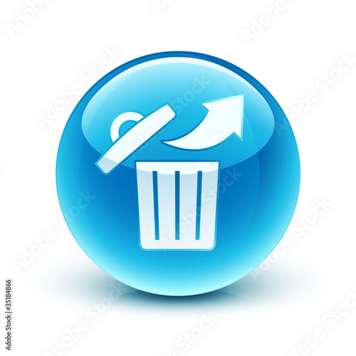 icône poubelle / garbage can icon