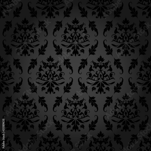 Seamless Damask Pattern Wallpaper