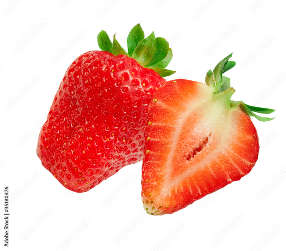 strawberry isolated on white background strawberry isolated on white background