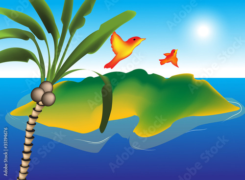 Südseeinsel