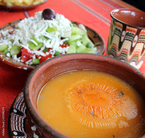 Beans soup - healthy traditional bulgarian food