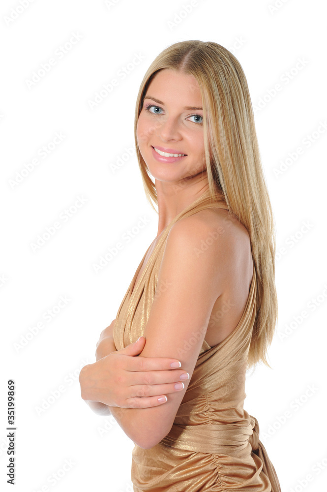 Naklejka premium beautiful woman