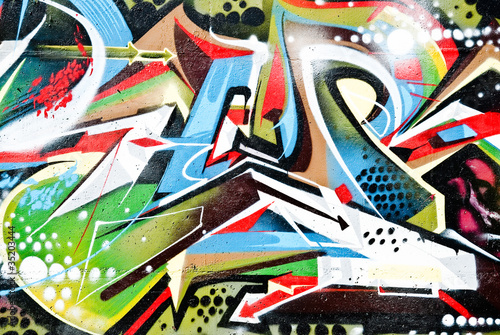 Abstract Graffity detail photo