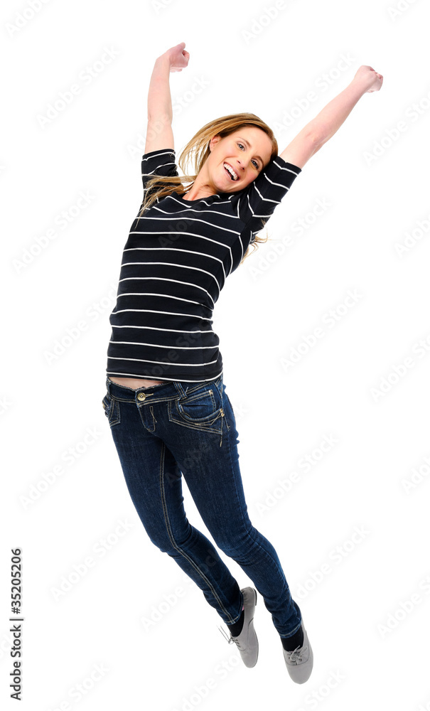 Jumping for joy Jumping for joy