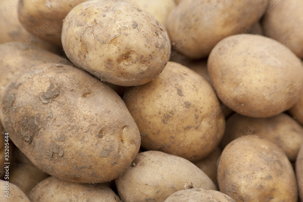 Potatoes background