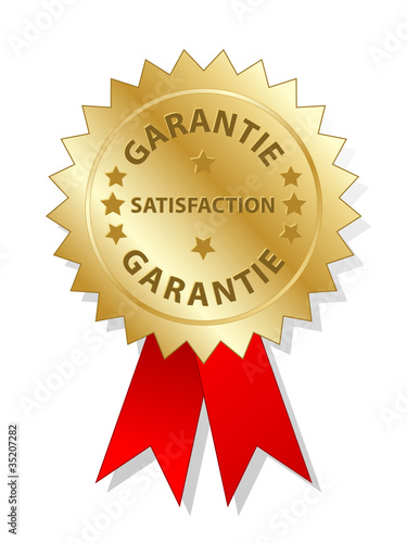 Tampon SATISFACTION GARANTIE (service clientèle qualité)