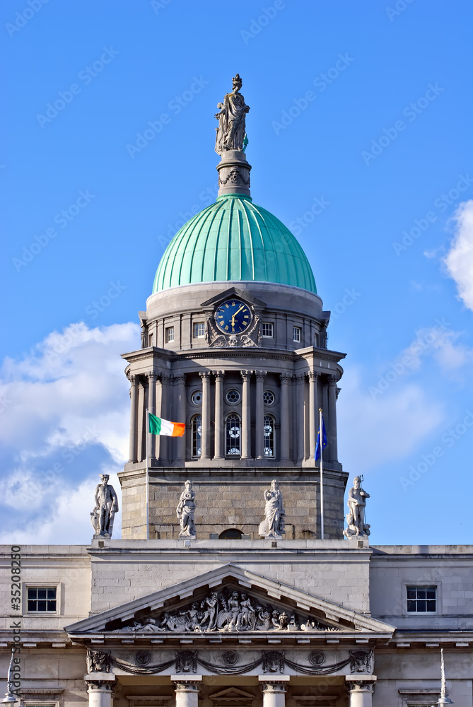 The Custom House (Irish: Teach an Chustaim) , Dublin The Custom House (Irish: Teach an Chustaim) , Dublin