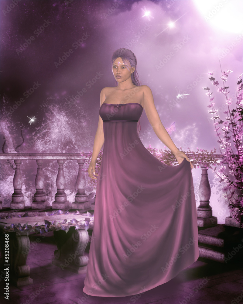 woman in a gown woman in a gown
