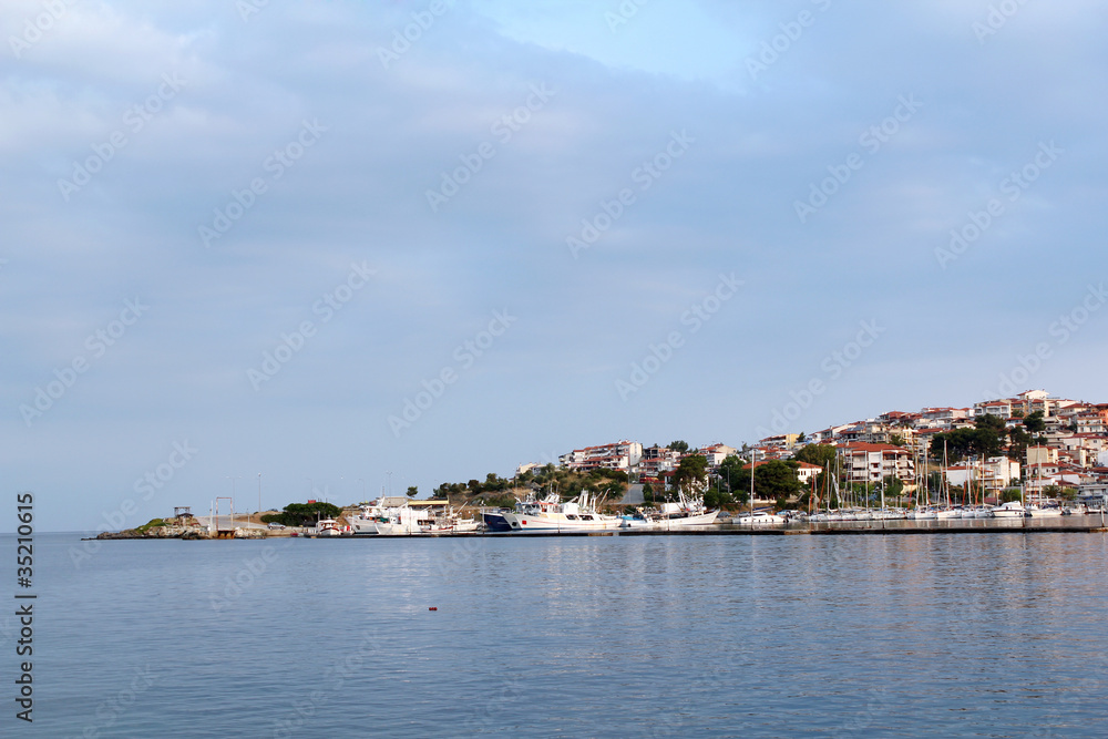 Neos Marmaras port Sithonia Greece