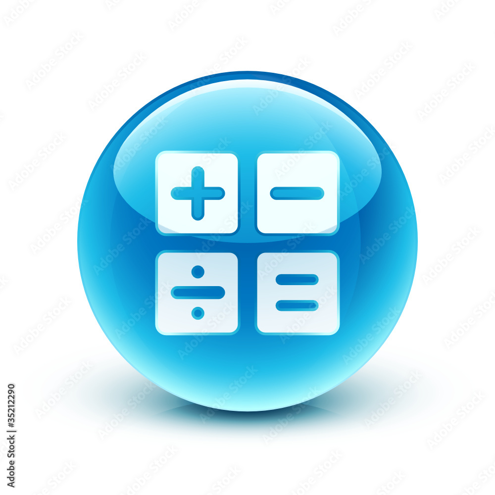 icône calculatrice finance / calculator icon icône calculatrice finance / calculator icon