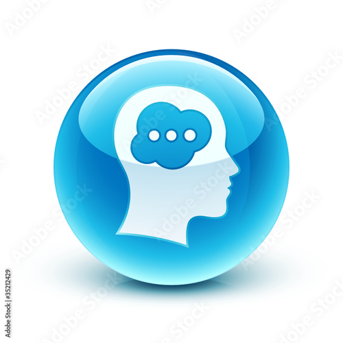 icône tête idée / head idea icon