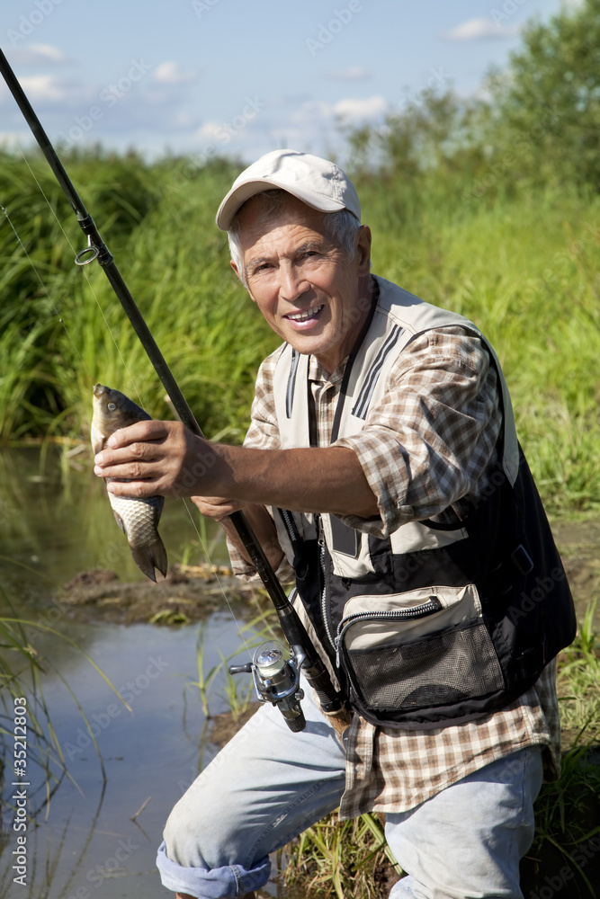 Senior fisherman Senior fisherman