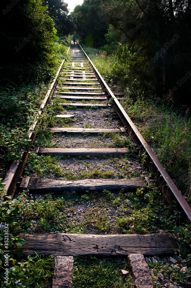 Fototapeta premium old railway