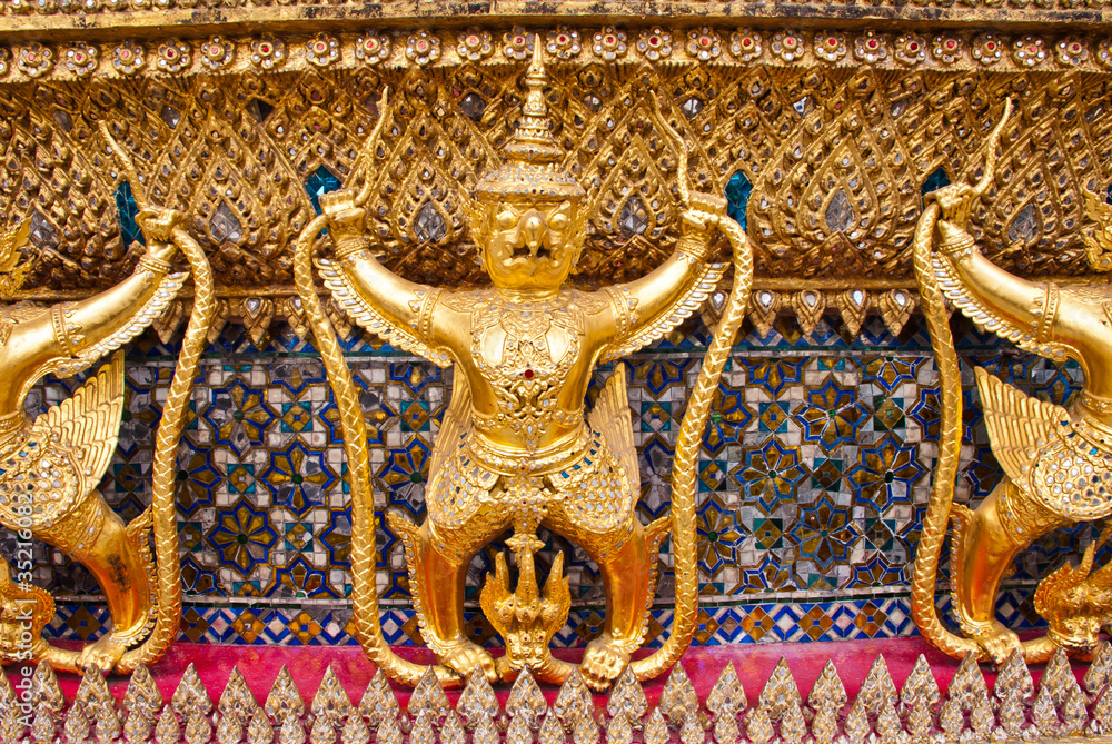 Garuda in Grand Palace Bangkok Thailand.