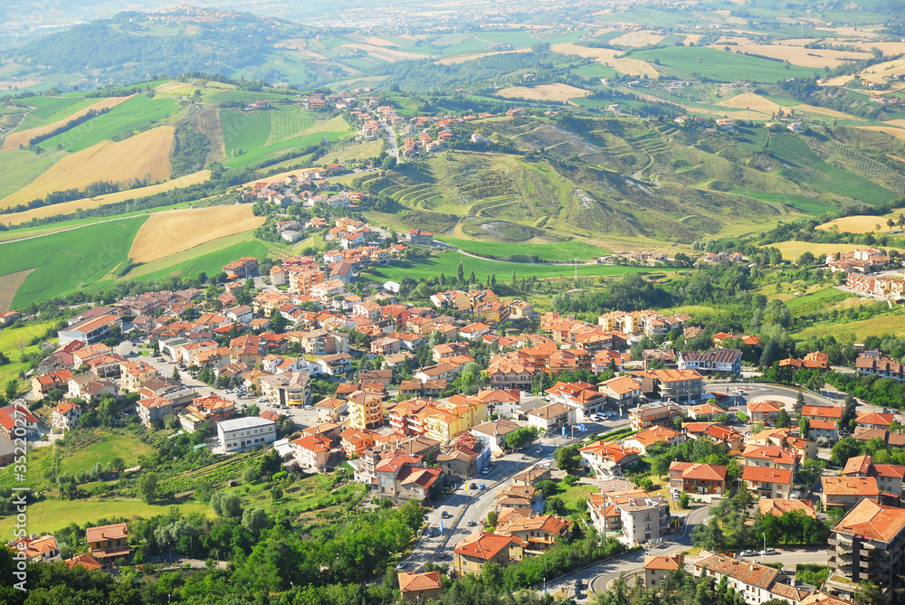 San Marino landscape.