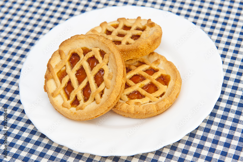 Tartlet with jam