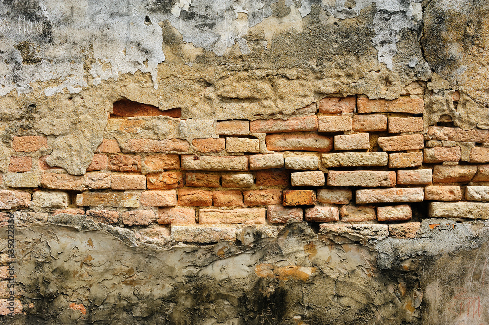 old brick wall old brick wall