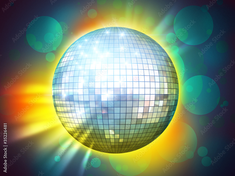 Obraz premium Shining disco ball