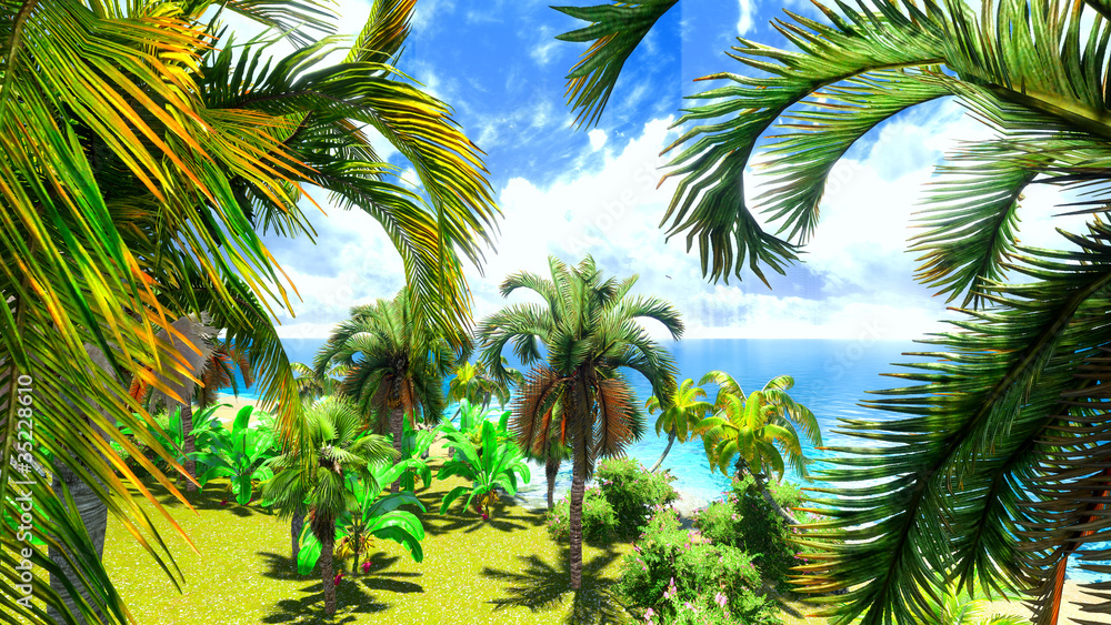 Fototapeta premium Hawaiian paradise