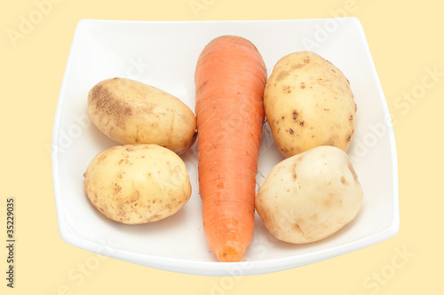 Carrots and potato