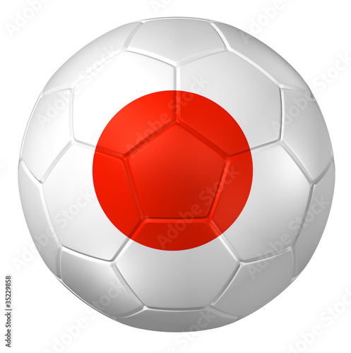 3d rendering of a soccer ball.