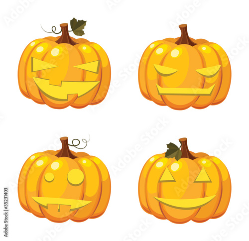 Halloween pumpkin collection