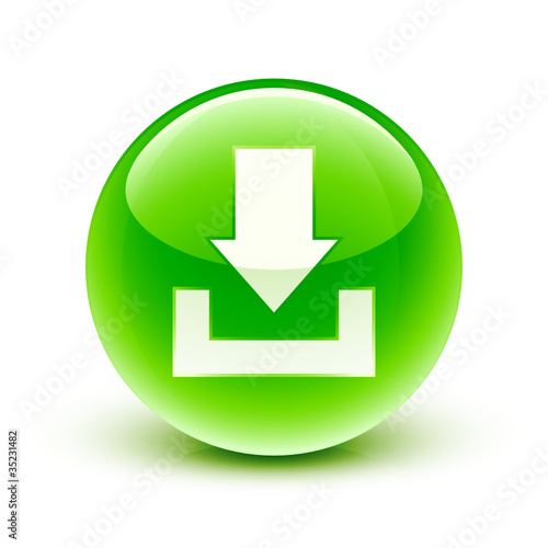 icône flèche téléchargement / downloading icon