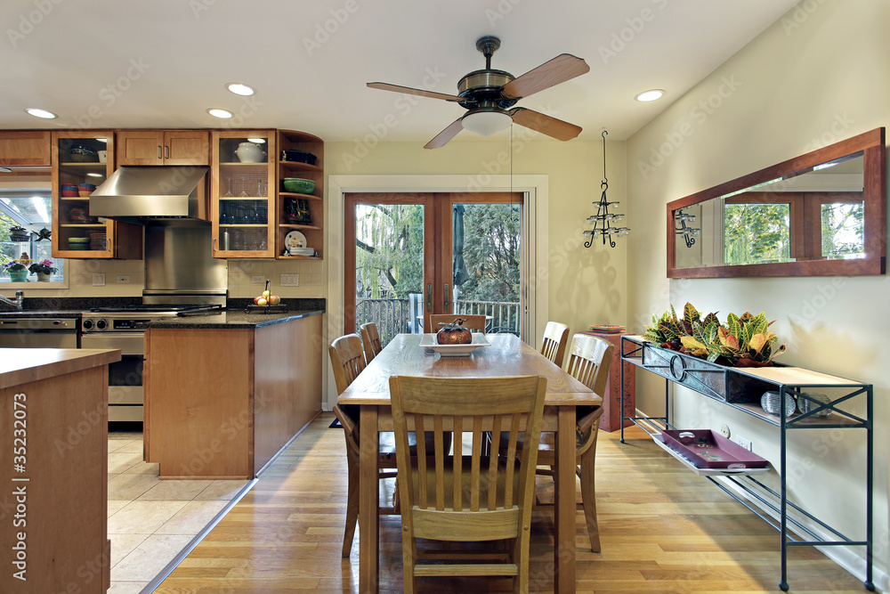 Eating area of kitchen Eating area of kitchen