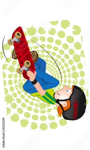 niño montando patineta 2