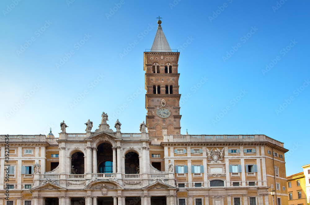 Italy. Rome. Basilica of  Santa Maria maggiore