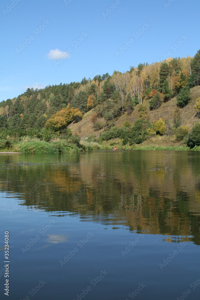 River in summer River in summer