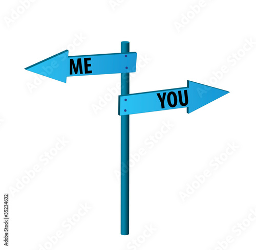 Me or you?