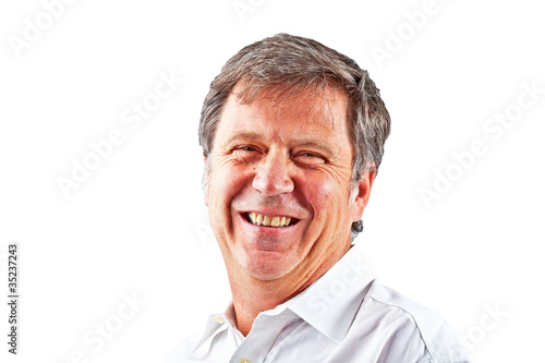 portrait of happy man