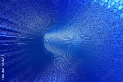 Fototapeta Naklejka Na Ścianę i Meble -  Panoramic tunnel